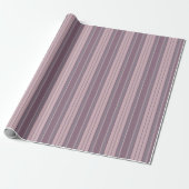 Gray Crimson Chevron Stripes Geschenkpapier (Ungerollt)