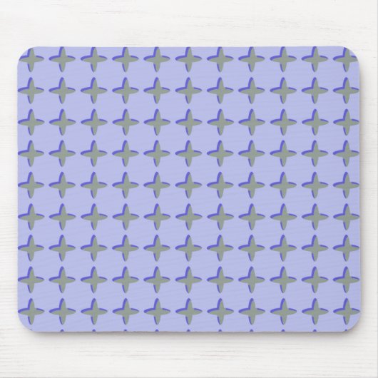 Gray Crosses Pattern Mousepad (Vorne)