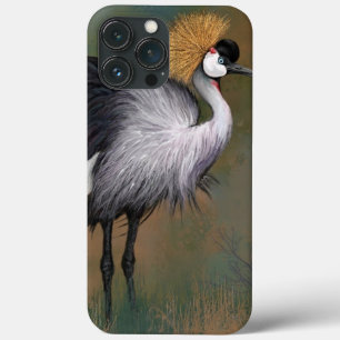 Gray Crowned Crane Bird Case-Mate iPhone Hülle