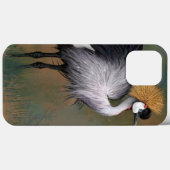 Gray Crowned Crane Bird Case-Mate iPhone Hülle (Rückseite (Horizontal))