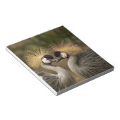 Gray Crowned Crane Notizblock (angewinkelt)