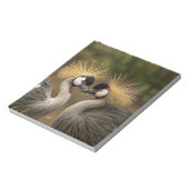 Gray Crowned Crane Notizblock (Rotiert)