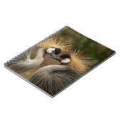 Gray Crowned Crane Notizblock (Linke Seite)