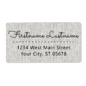 Gray Custom Stylish Elegant Typografy Script (Vorne)