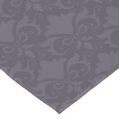 Gray Damask Bows Kurzer Tischläufer (Ecke)