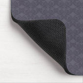 Gray Damask Bows Mousepad (Ecke)