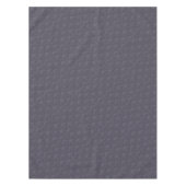 Gray Damask Bows Tischdecke (Vorderseite)