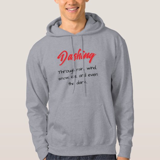Gray Dashing Hoodie (Vorderseite)