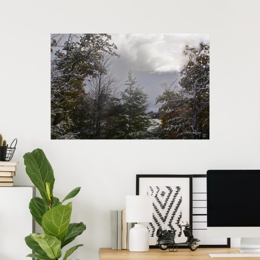 Gray Day Beauty Poster (Heimbüro)