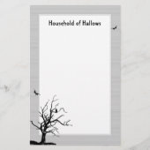 Gray Dead Tree Stationery Briefpapier (Vorderseite)