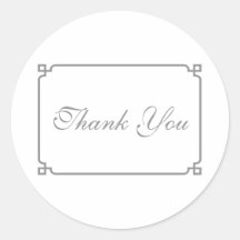 Gray Deko Chic Wedding Vielen Dank