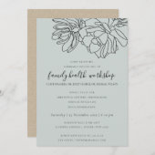 GRAY DESERT CACTI ERFOLGREICHE SKETCH WORKSHOP-VER EINLADUNG (Vorne/Hinten)