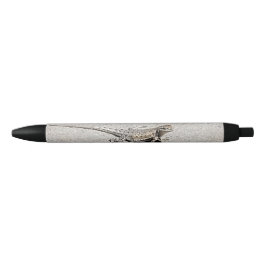 Gray Desert Lizard Sitzen auf einem Sidewalk-Foto Kugelschreiber