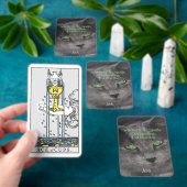 Gray Devil Eye Katze Hexe Familiar Whiskers & Zaub Spielkarten (InSitu)