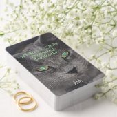 Gray Devil Eye Katze Hexe Familiar Whiskers & Zaub Spielkarten (Insitu (Hochzeit))