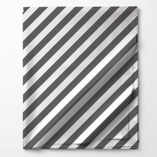 Gray Diagonal Stripes Muster Stoff