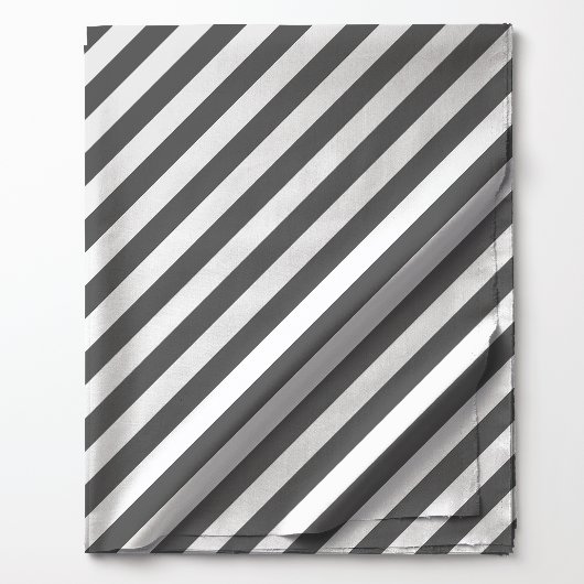 Gray Diagonal Stripes Muster Stoff