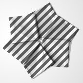 Gray Diagonal Stripes Muster Stoff