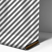 Gray Diagonal Stripes Muster Stoff