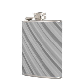 Gray diagonale Streifen Flachmann (Links)
