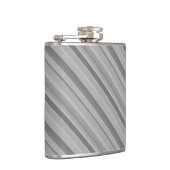 Gray diagonale Streifen Flachmann (Rechts)
