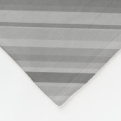 Gray diagonale Streifen Fleecedecke (Ecke)