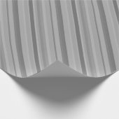 Gray diagonale Streifen Geschenkpapier (Ecke)