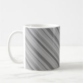 Gray diagonale Streifen Kaffeetasse (Links)