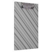 Gray diagonale Streifen Klemmbrett (Rechts)