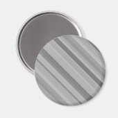 Gray diagonale Streifen Magnet (Vorderseite/Rückseite)