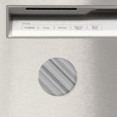 Gray diagonale Streifen Magnet (In Situ (Geschirrspüler))