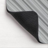 Gray diagonale Streifen Mousepad (Ecke)