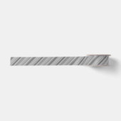 Gray diagonale Streifen Satinband (Vorderseite)