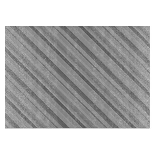 Gray diagonale Streifen Schneidebrett (Vorderseite)