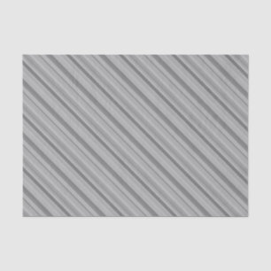 Gray diagonale Streifen Seidenpapier