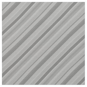 Gray diagonale Streifen Stoff