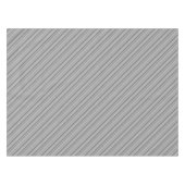 Gray diagonale Streifen Tischdecke (Vorderseite (Horizontal))