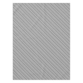 Gray diagonale Streifen Tischdecke (Vorderseite)