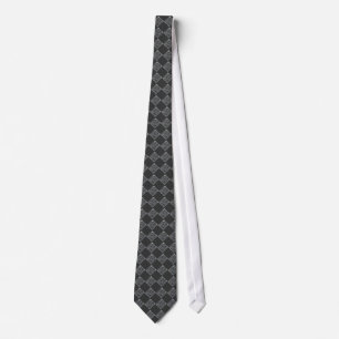 Gray Diamond Pattern Krawatte