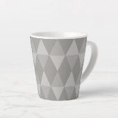 Gray Diamond Pattern Milchtasse (Rechte Ecke)