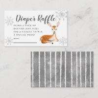 Gray Diaper Raffle Ticket für die Hirschwinder-Dus