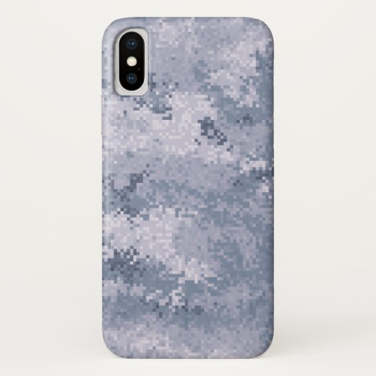 Gray Digi Camouflage Case-Mate iPhone Hülle (Rückseite)