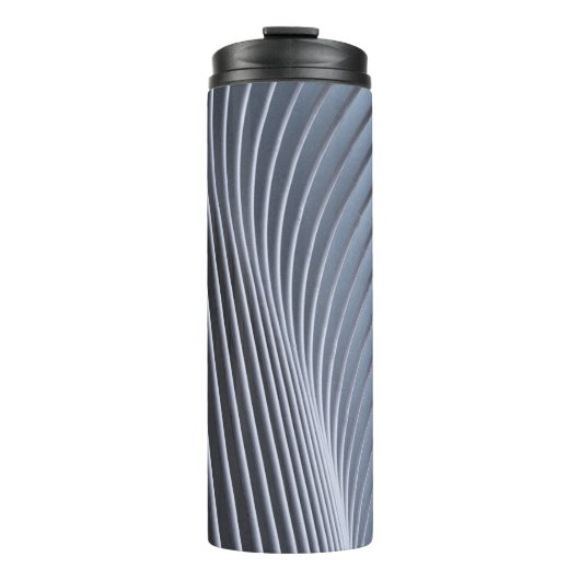 Gray digital wallpaper thermosbecher (Vorderseite)