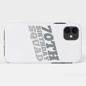 Gray Distressed 70. Case-Mate iPhone Hülle (Rückseite (Horizontal))