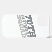 Gray Distressed 70. Case-Mate iPhone Hülle (Rückseite (Horizontal))