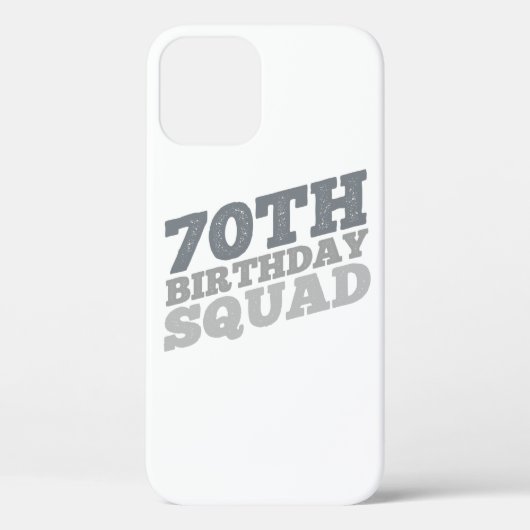 Gray Distressed 70. Case-Mate iPhone Hülle (Rückseite)