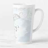 Gray Dolphin Personalisiert Latte Tasse (Rechts)
