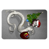 Gray Dragon Magnet (Horizontal)