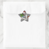 Gray Dragon Stern-Aufkleber (Tasche)