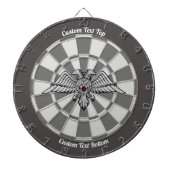 Gray Eagle mit zwei Heads Dart Board Dartscheibe (vorne)